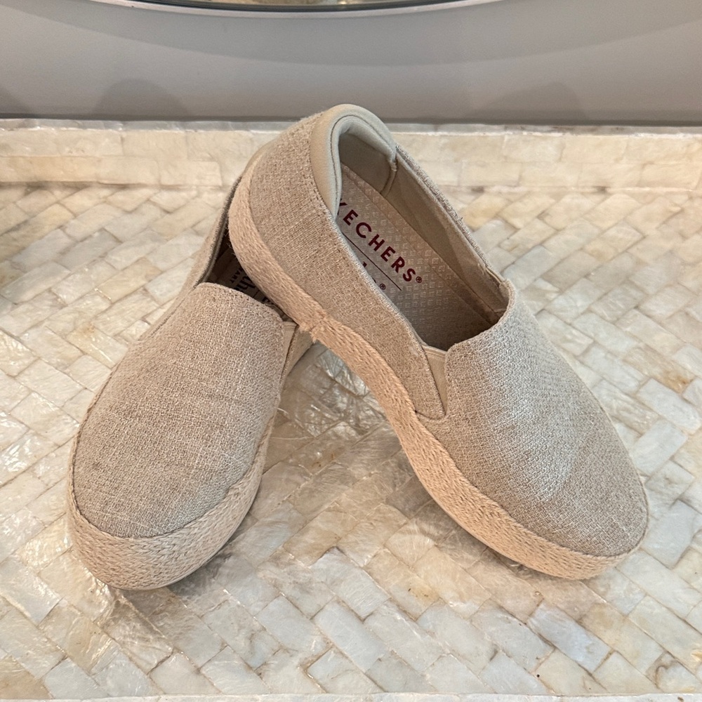 Skechers Tan Slip-On Shoes